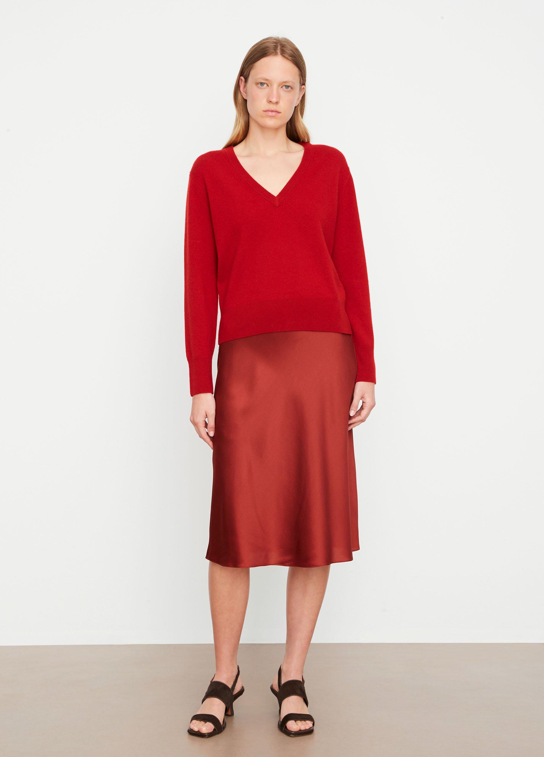 Wool-Blend V-Neck Sweater image number 0