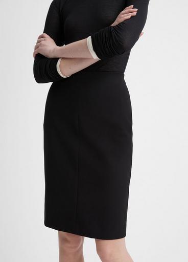 Seamed-Front Pencil Skirt in Dresses & Skirts | Vince