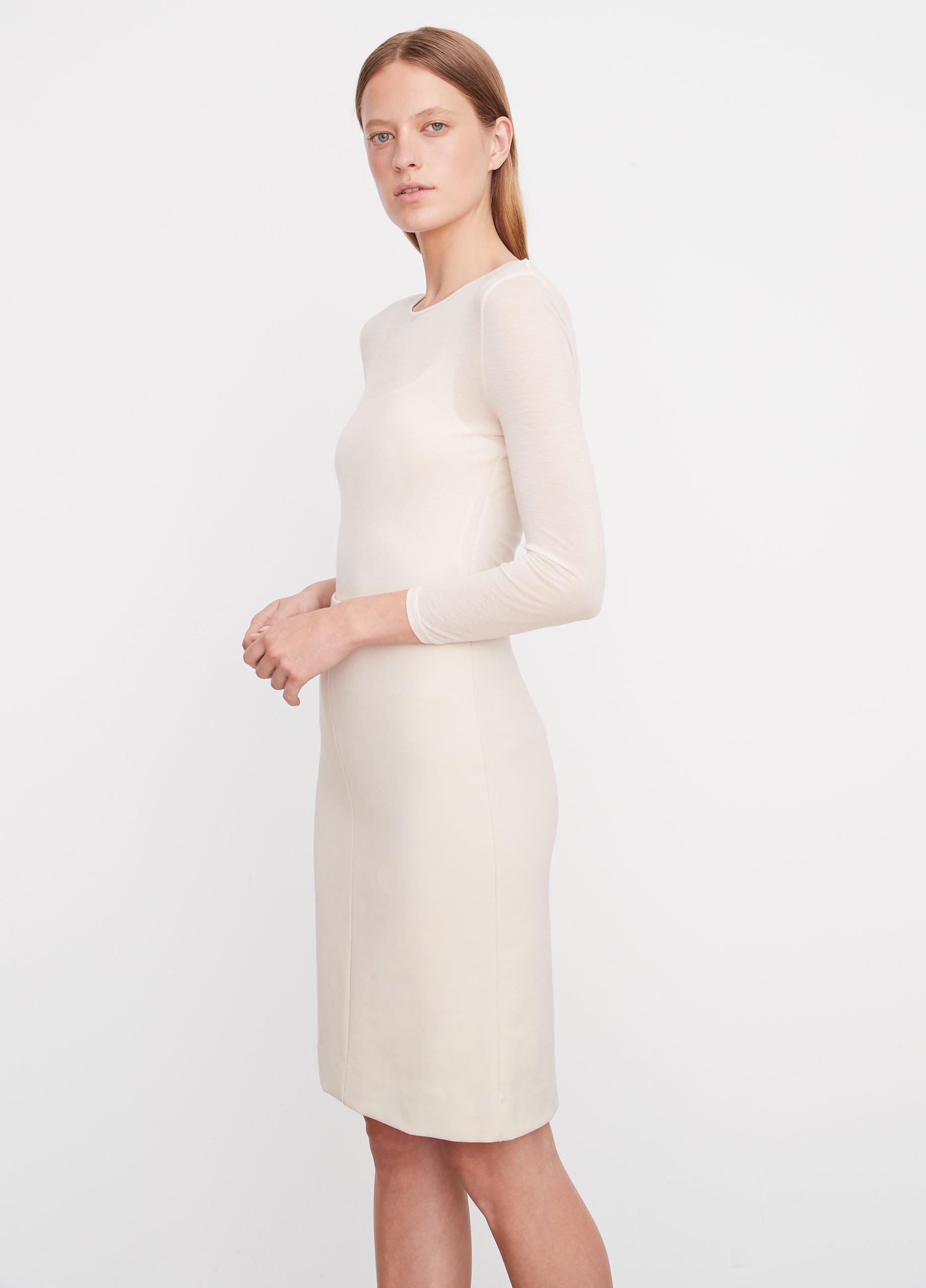 Seamed-Front Pencil Skirt in Dresses & Skirts | Vince