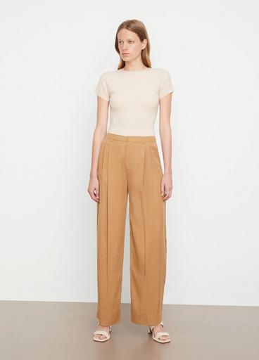 Drop-Waist Pleated Trouser image number 0