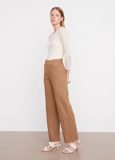 High-Waist Washed Casual Pant image number 2