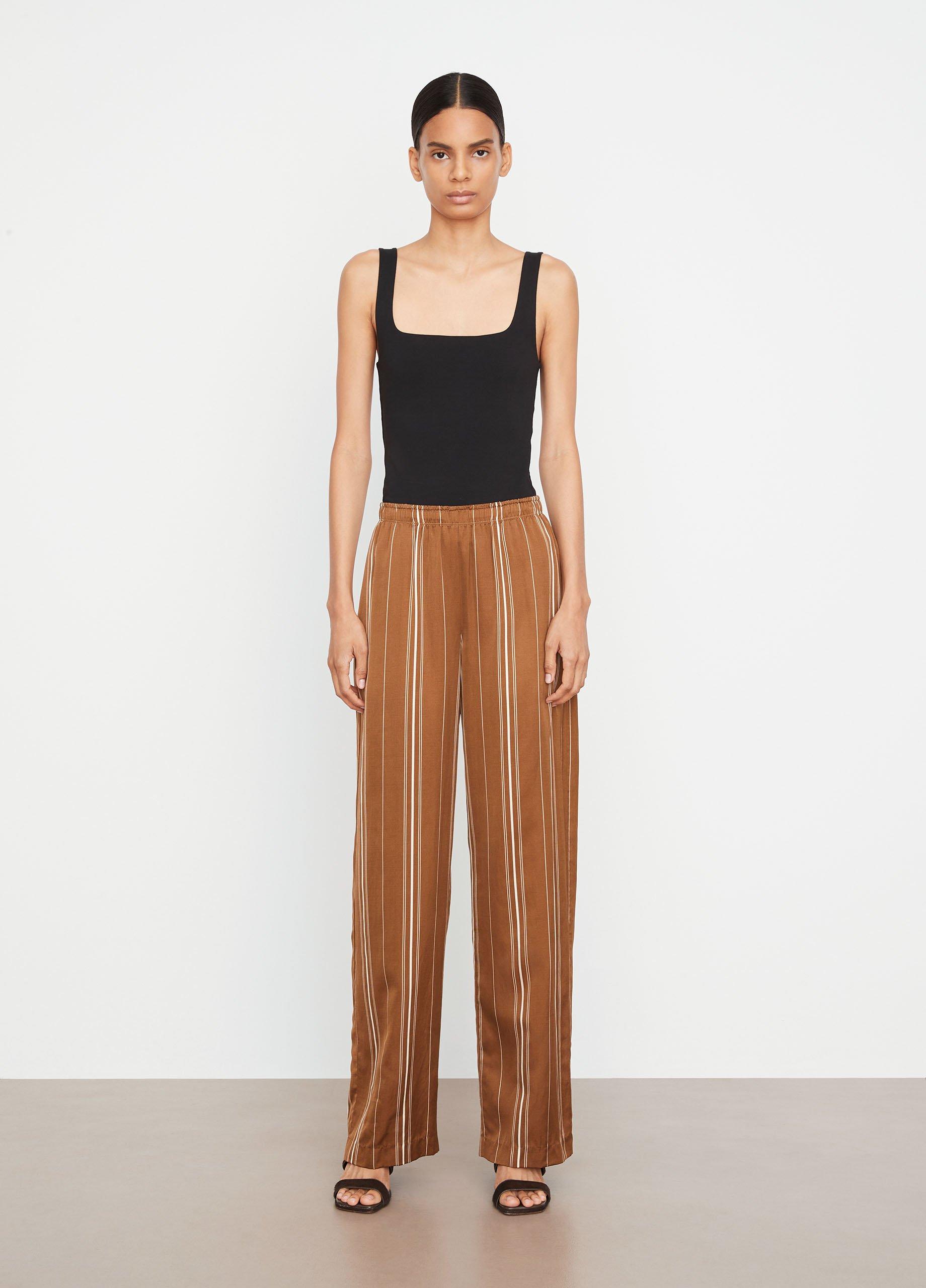 Multi-Stripe Satin Pull-On Pant image number 0