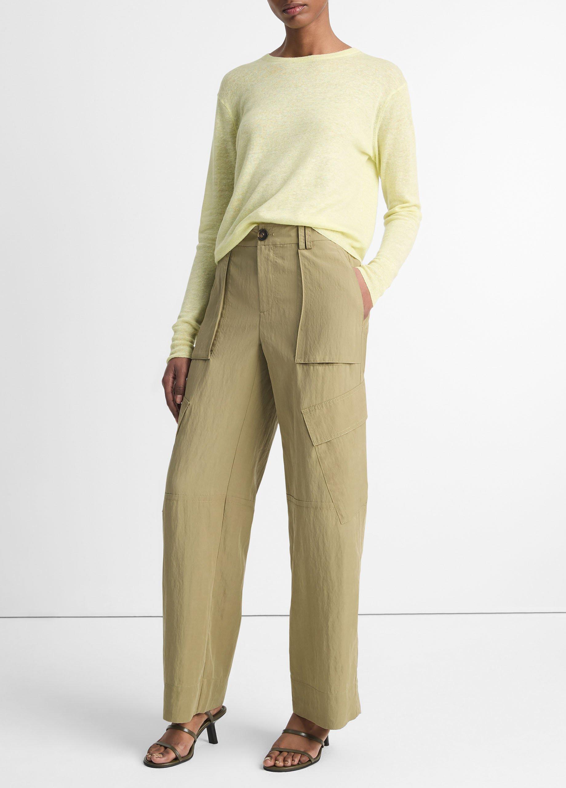 Mid-Rise Fluid Cargo Trouser in Pants & Shorts | Vince