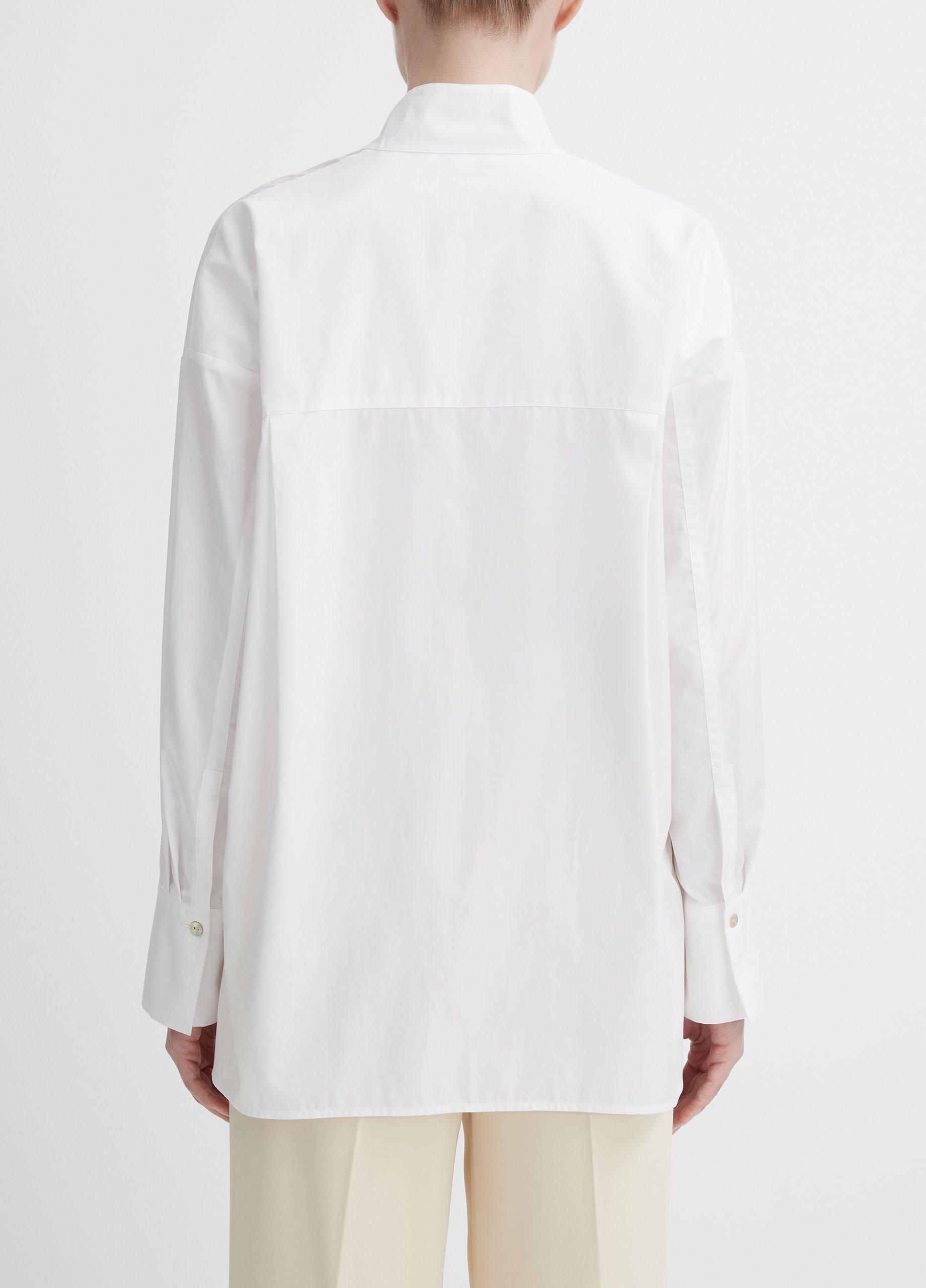 Half-Placket Stand-Collar Shirt in Shirts & Tees | Vince