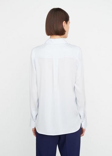 Stretch-Silk Slim-Fit Blouse image number 3
