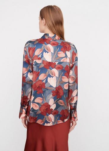 Nouveau Magnolia Silk Relaxed Shirt image number 3