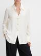 Easy Silk-Blend Long-Sleeve Button-Front Blouse image number 1