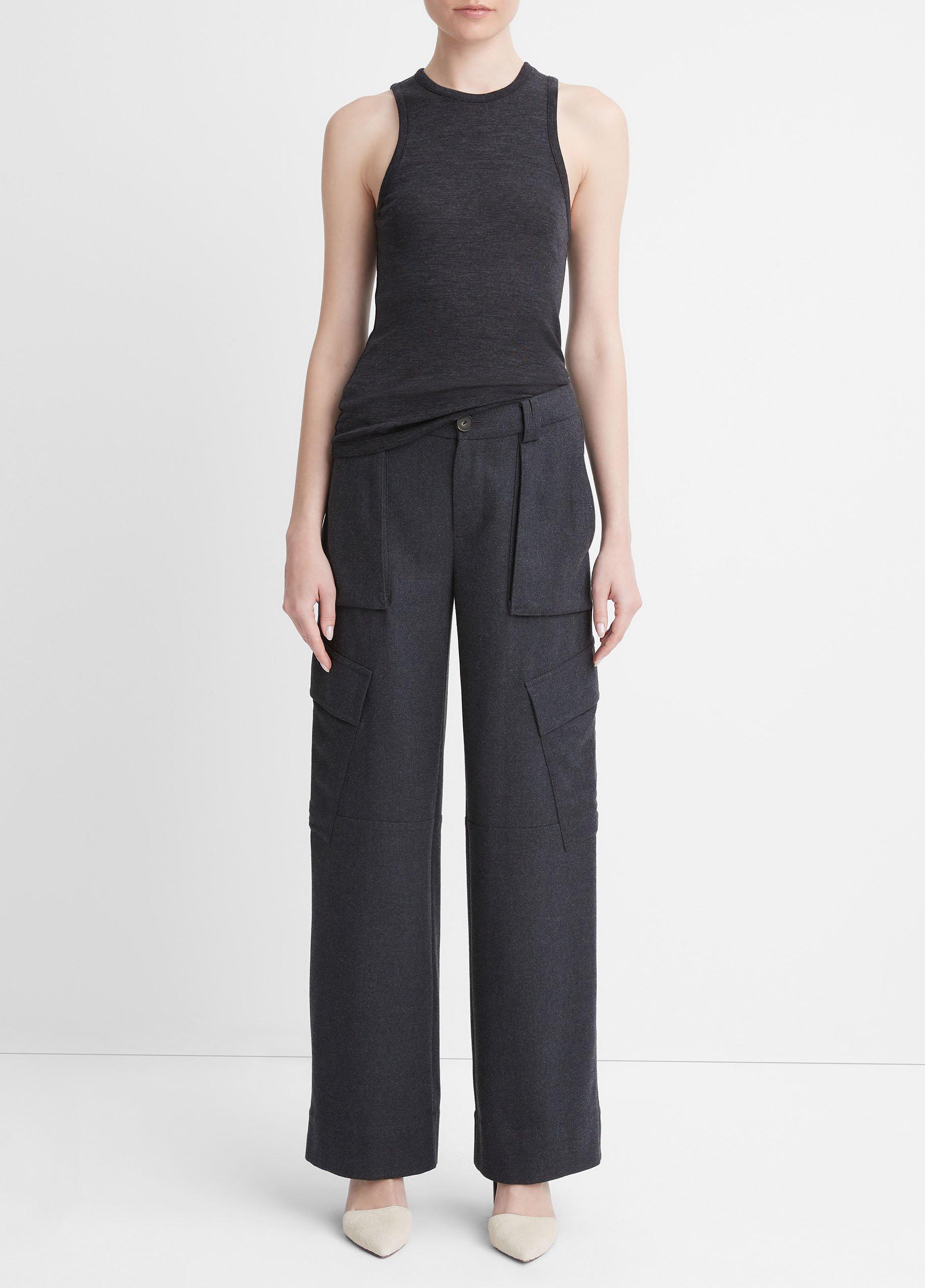 Wool High-Neck Tank image number 0