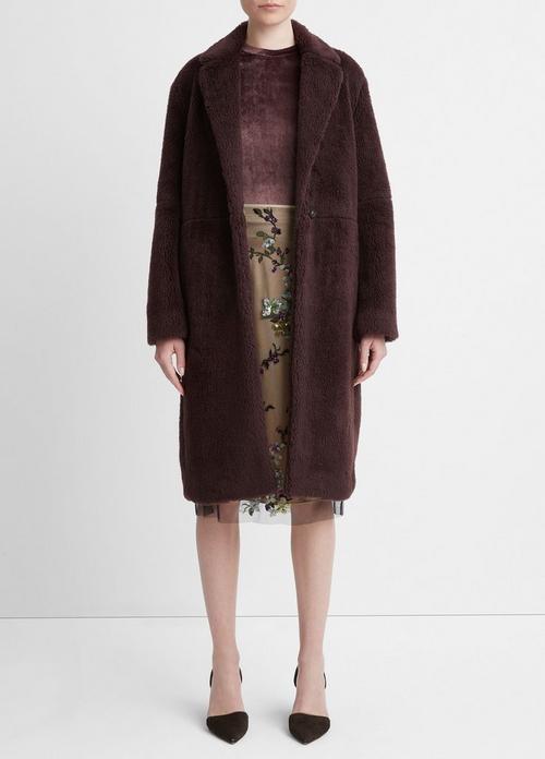 Vince oversized wool blanket on sale coat