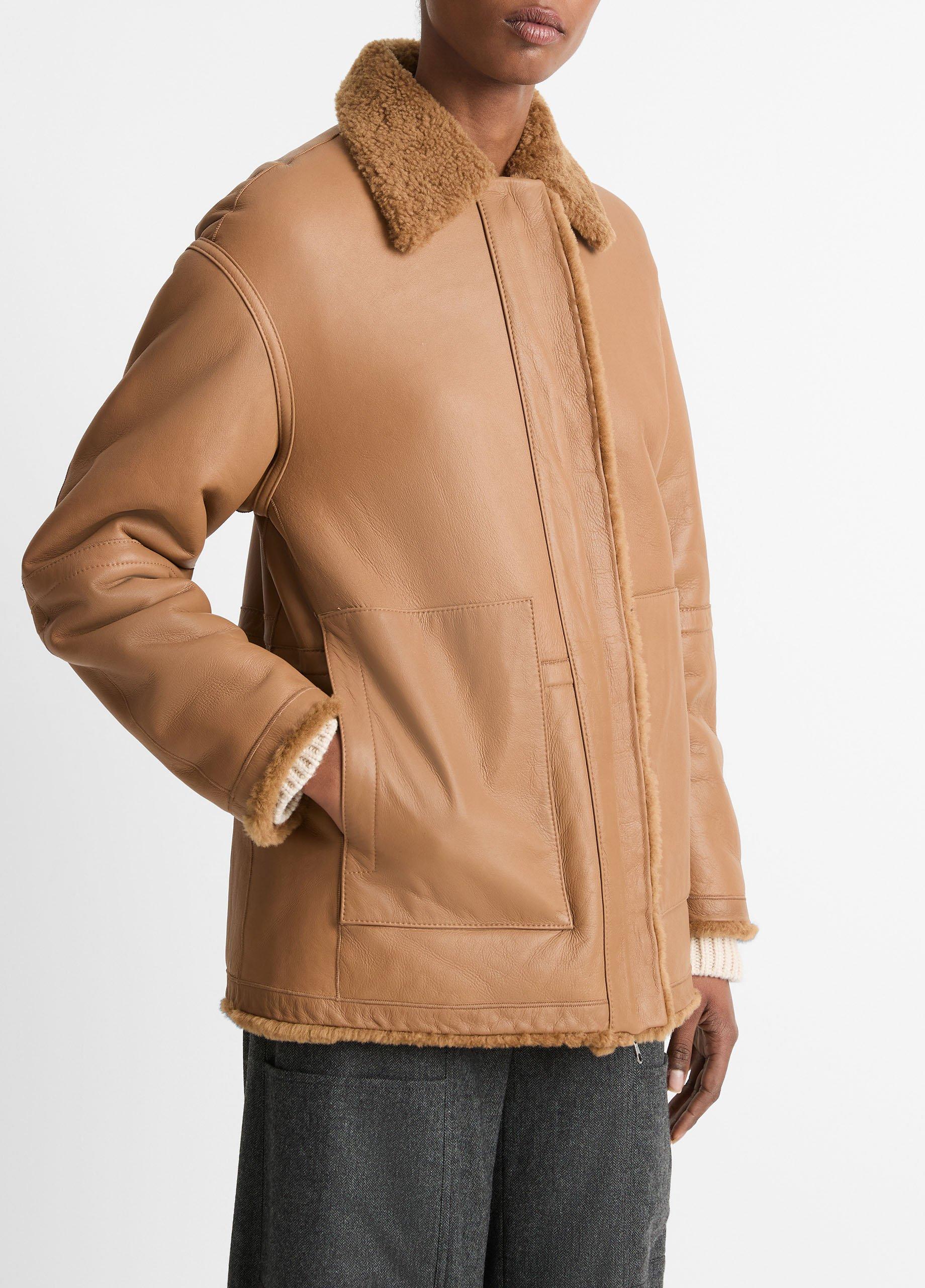 Reversible Plush Shearling Jacket in Gift Guide Vince