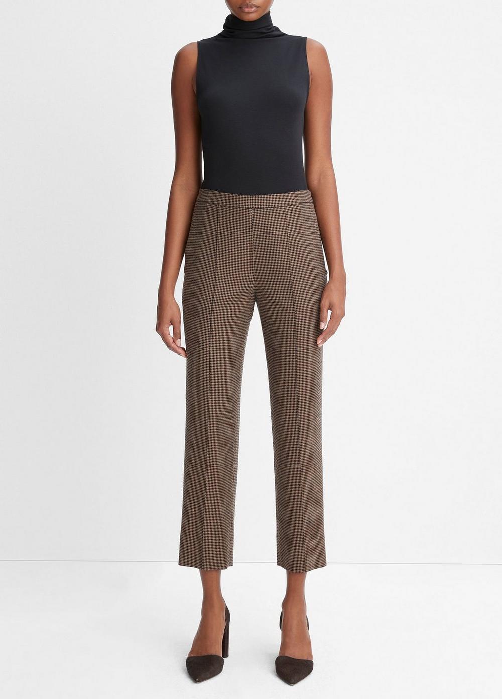 Houndstooth Mid-Rise Pant in Pants & Shorts