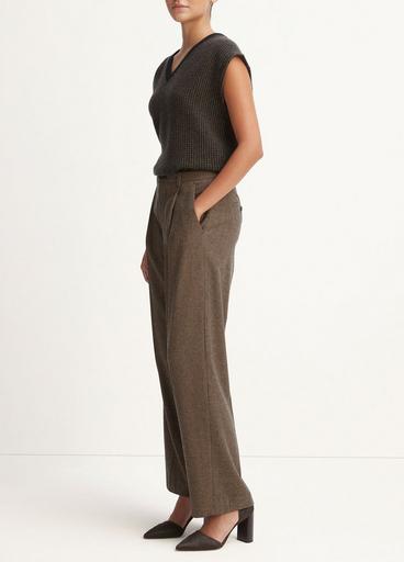Houndstooth Pleated-Front Pant image number 2