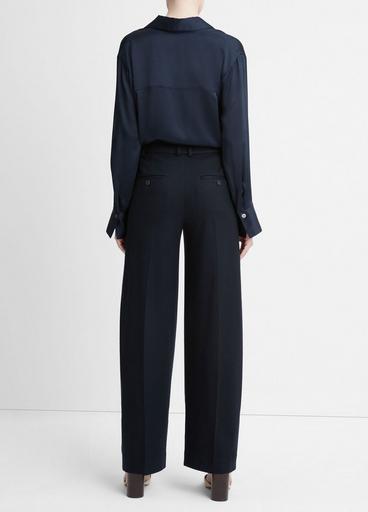 Cozy Wool-Blend Pleated-Front Pant image number 3