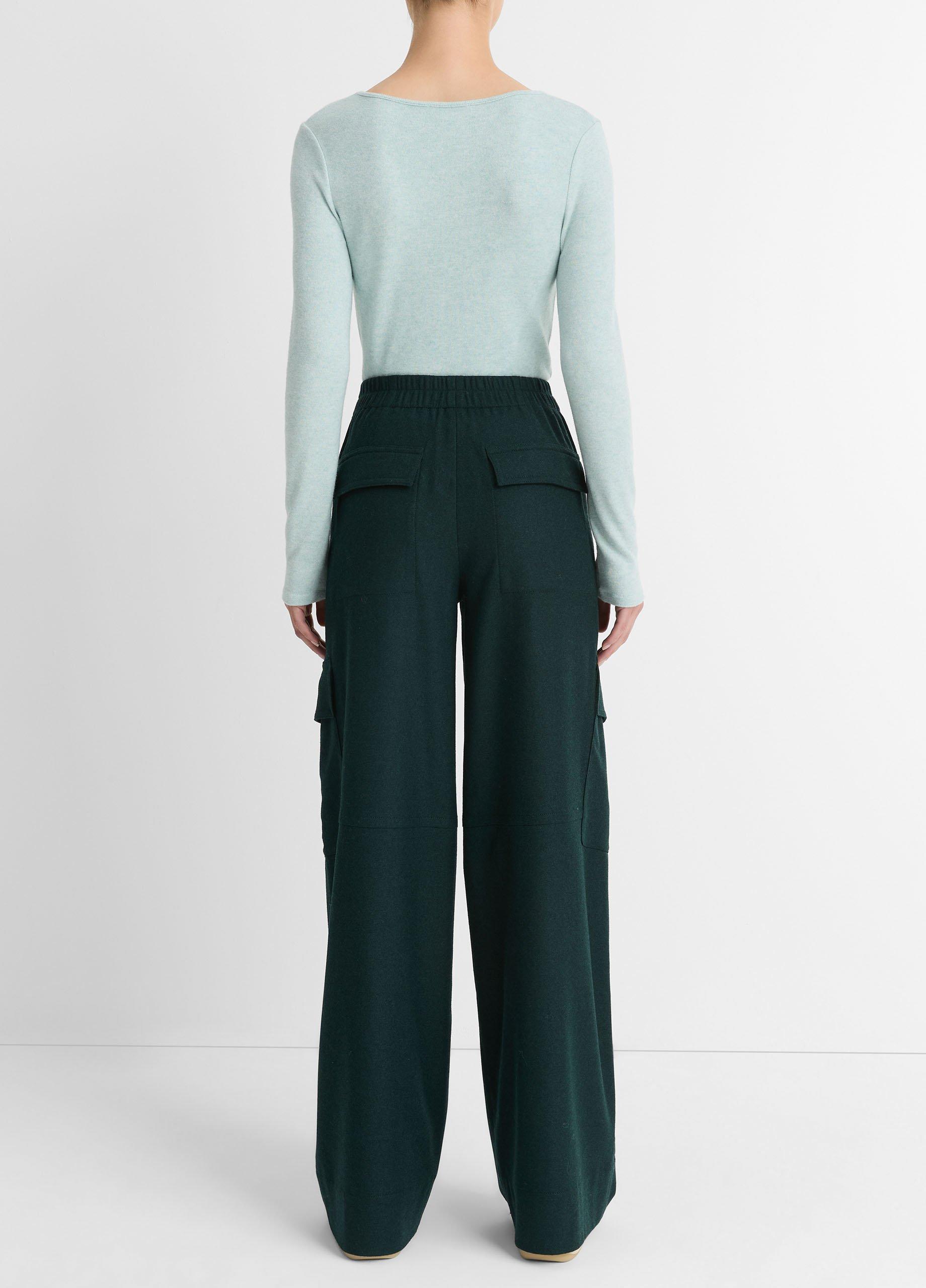 OAMC | CROPPED DRAWCORD TROUSERS DARK HEATHER GREY