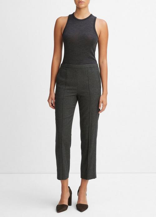 Brushed Mid-Rise Easy Pull-On Pant