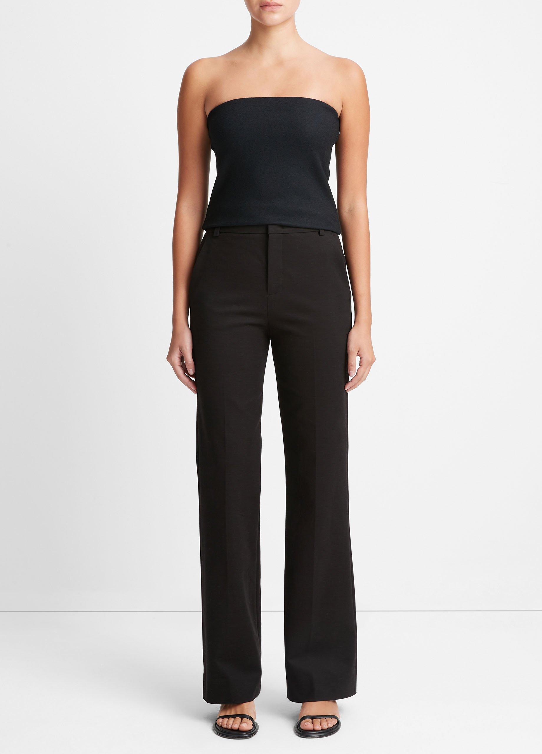 Stretch-Cotton Boot-Cut Trouser in Trousers