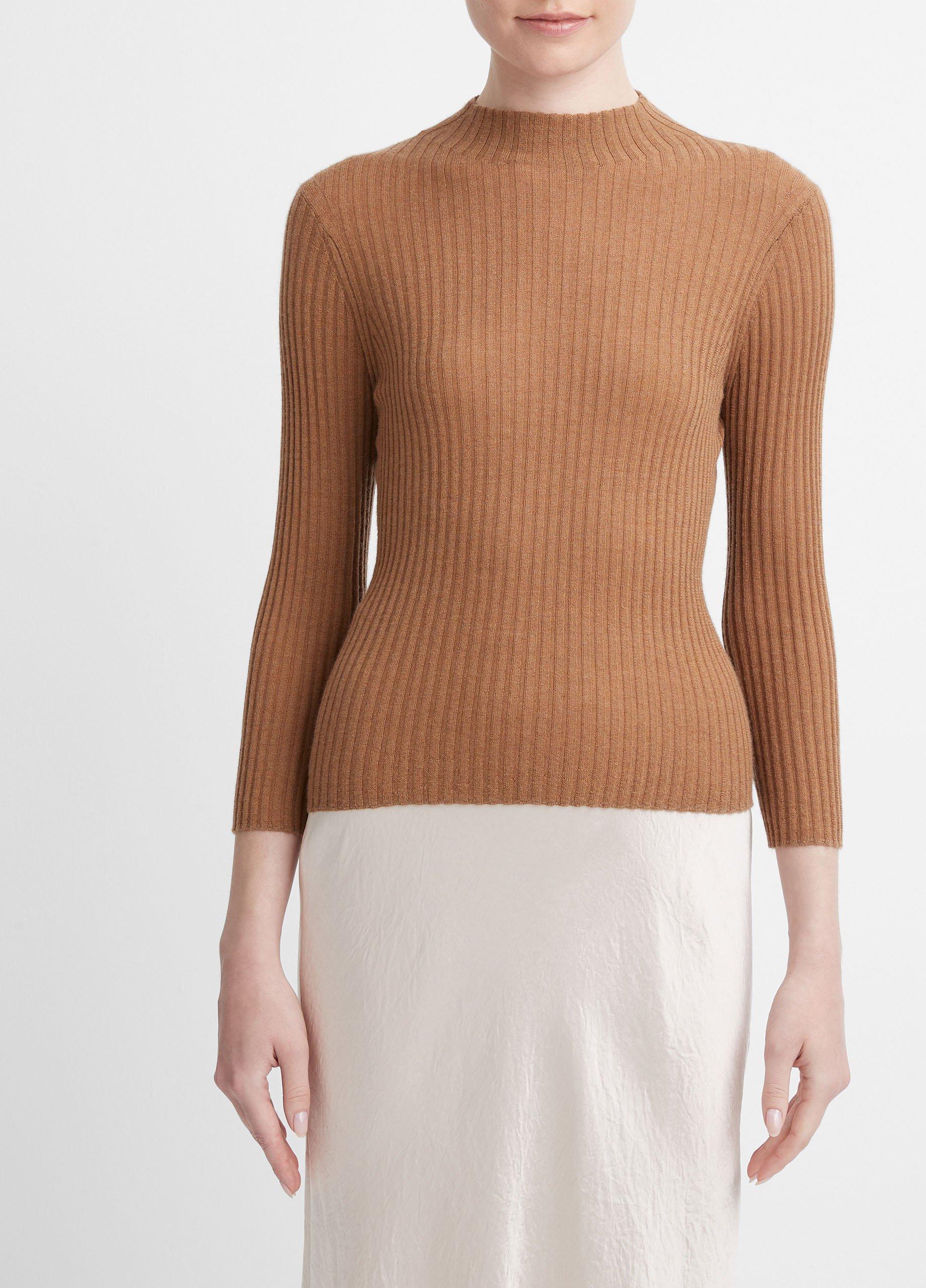 Cashmere Mock Neck Sweater