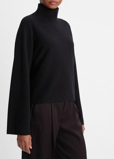 Wool and Cashmere Dolman-Sleeve Turtleneck Sweater image number 2