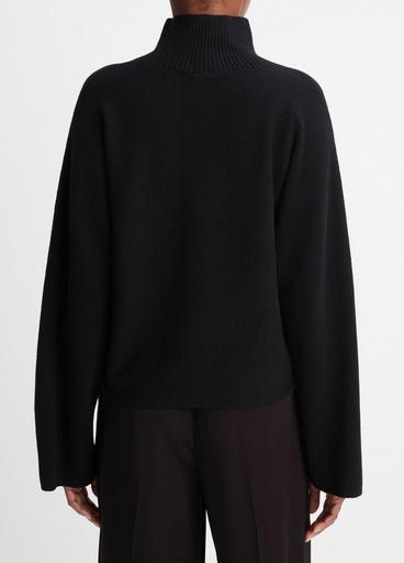 Wool and Cashmere Dolman-Sleeve Turtleneck Sweater image number 3