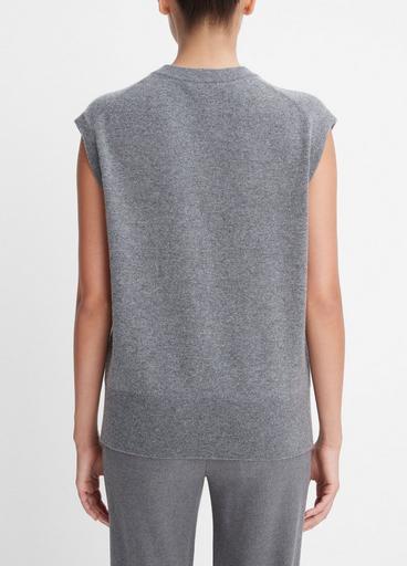 Wool-Blend V-Neck Sweater Vest image number 3