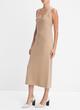 Ribbed Wool and Cashmere Raw-Edge Dress image number 2