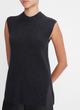 Ribbed Wool and Cashmere Sleeveless Tunic Sweater image number 1