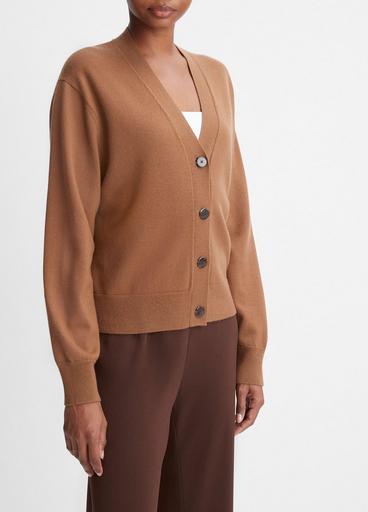 Wool-Cashmere High-Button Cardigan image number 2