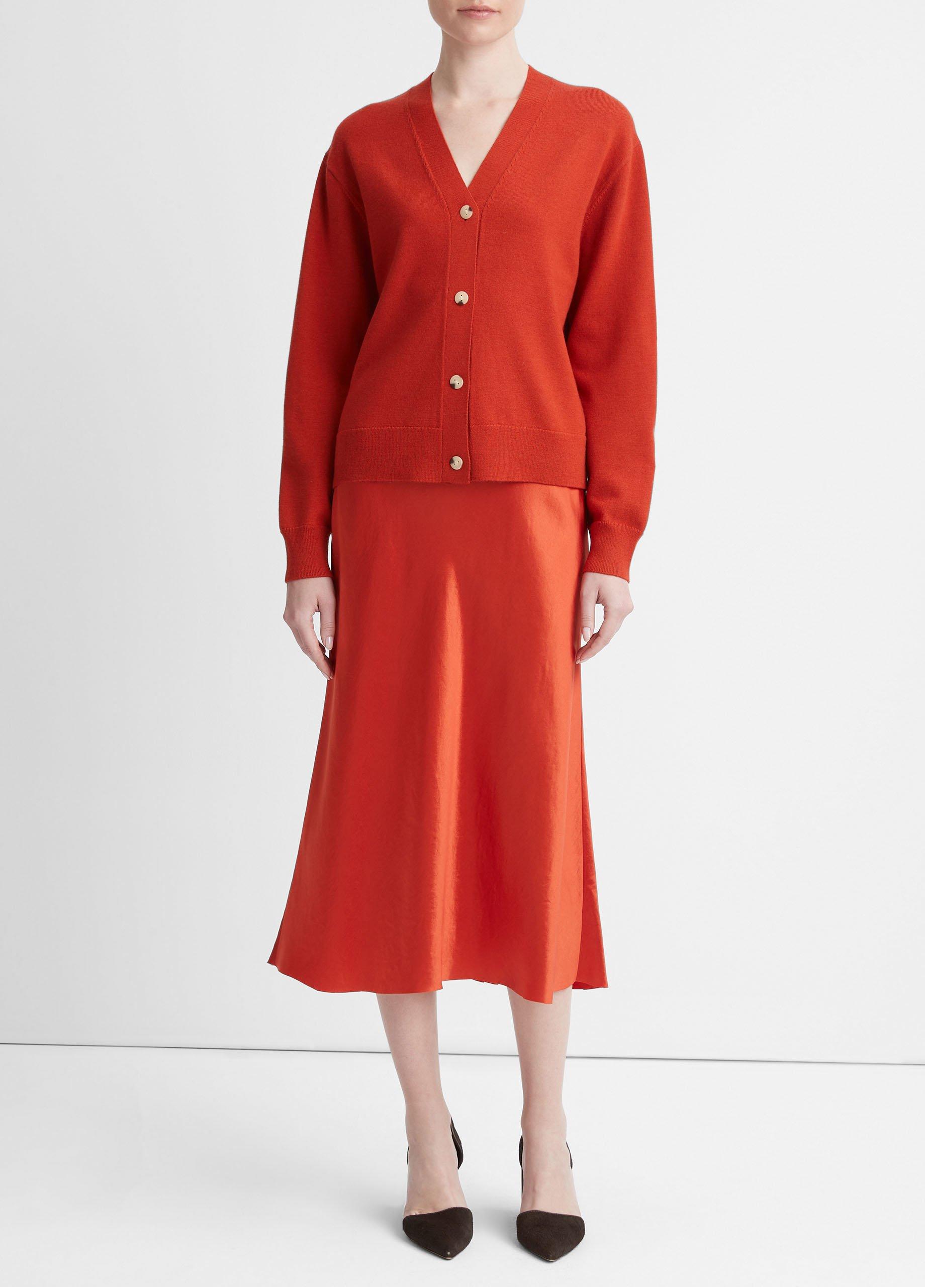 Wool-Cashmere High-Button Cardigan image number 0