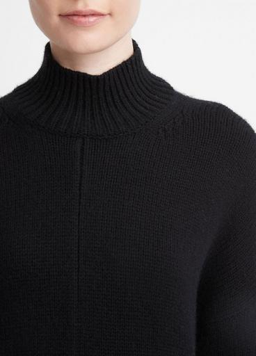 Wool and Cashmere Trapeze Turtleneck Sweater image number 1