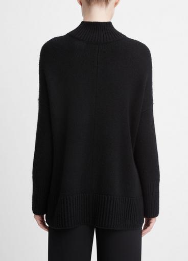 Wool and Cashmere Trapeze Turtleneck Sweater image number 3