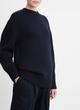 Wool and Cashmere Boyfriend Crew Neck Sweater image number 2