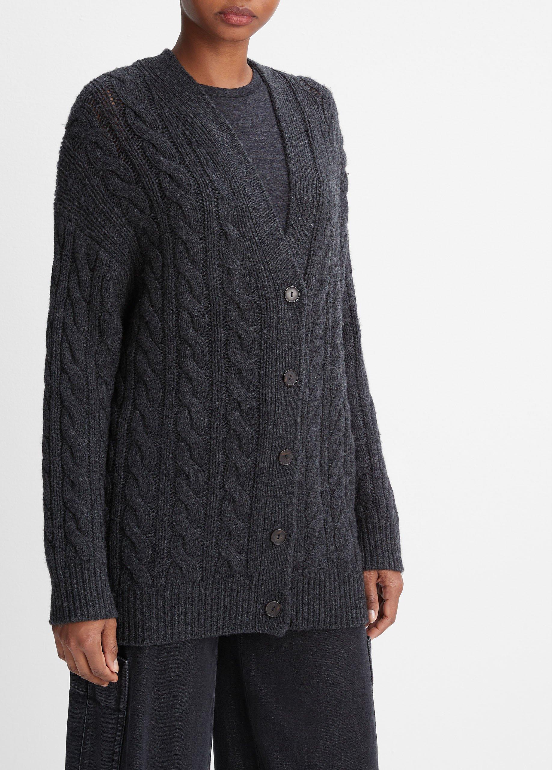 herill for tf cashmerenep cable cardigan あす楽 送料込み 