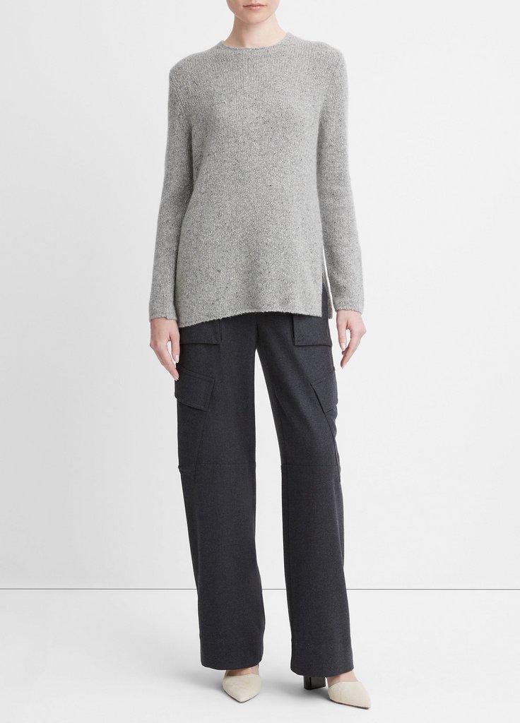 Cashmere Clean-Trim Tunic Sweater in Vince Products Women Cashmere Clean-Trim Tunic Sweater in Vince Products Women