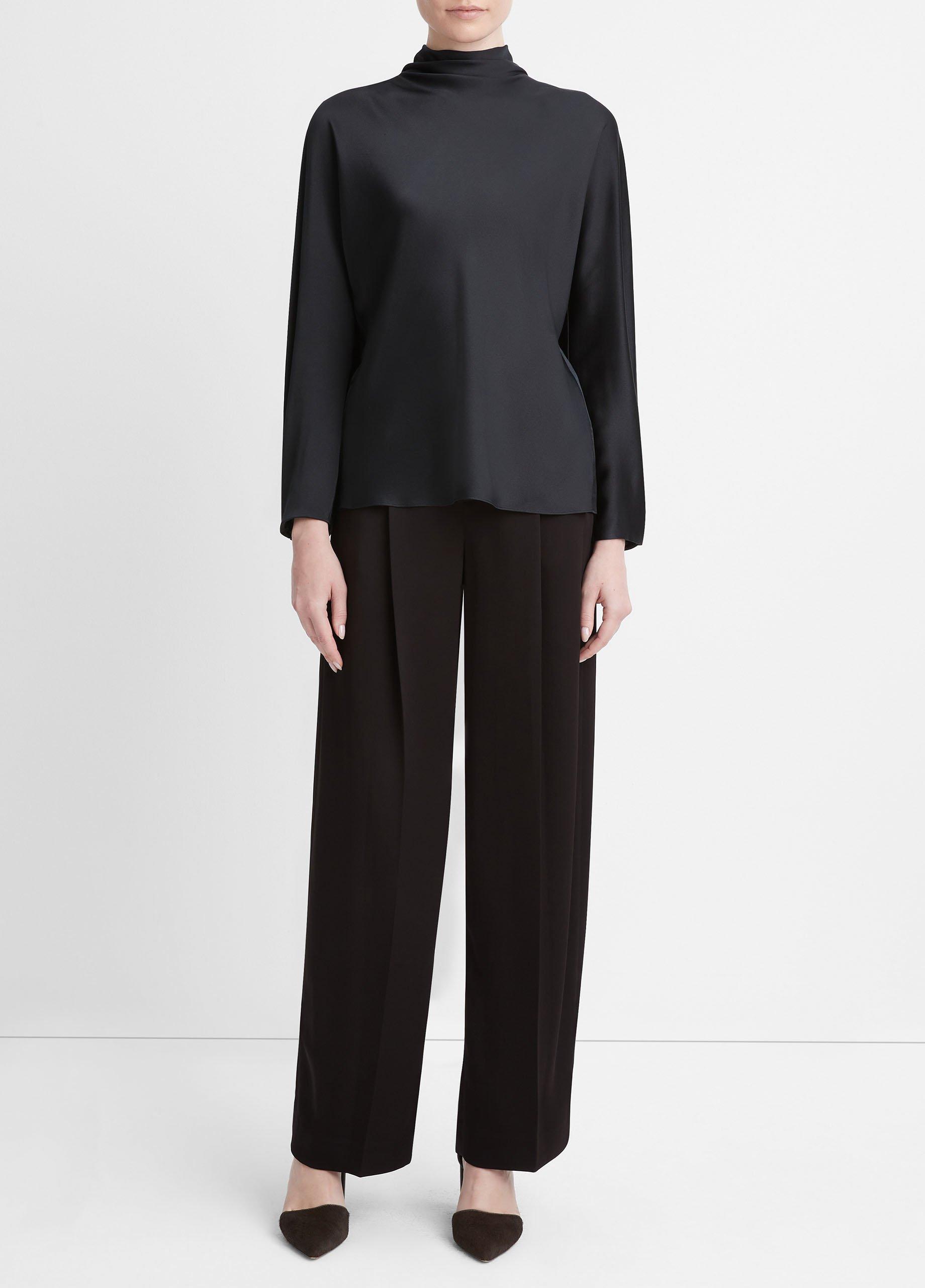 Vince hot sale silk turtleneck