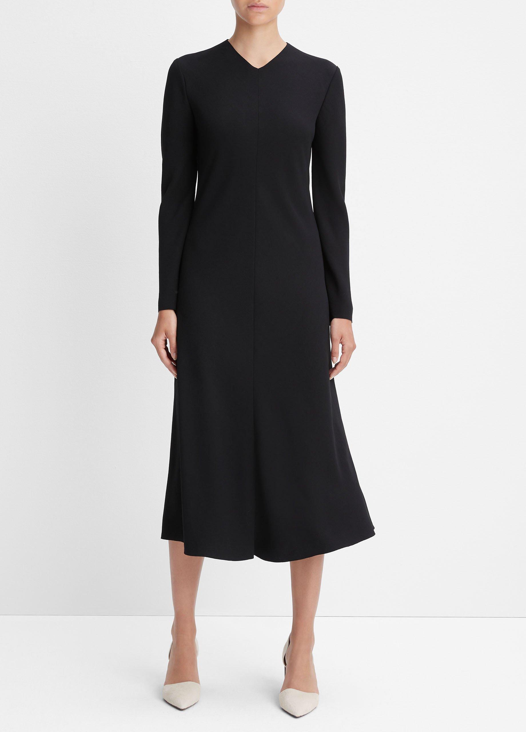 Vince v hotsell neck dress