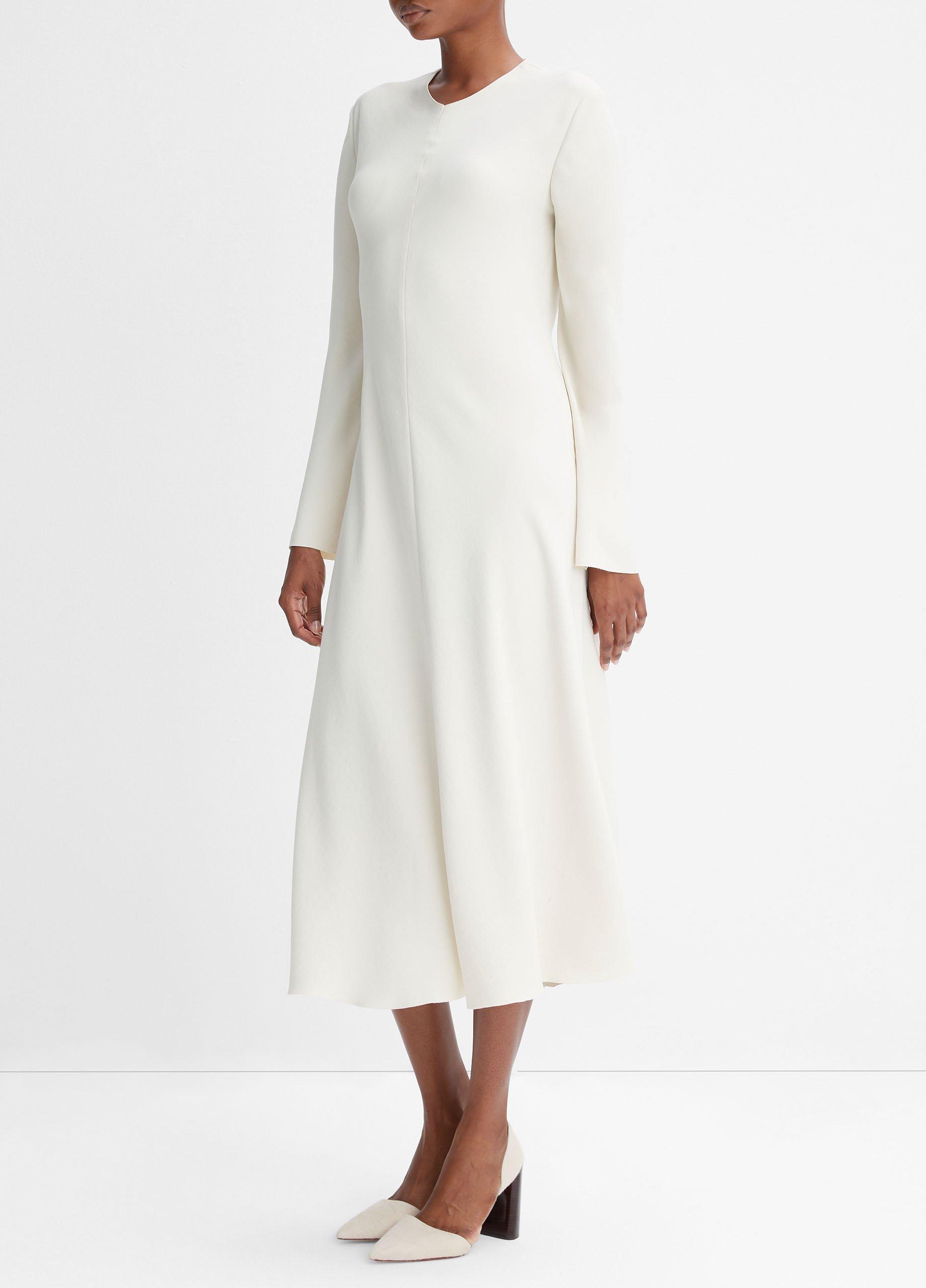 Vince v sale neck bias dress