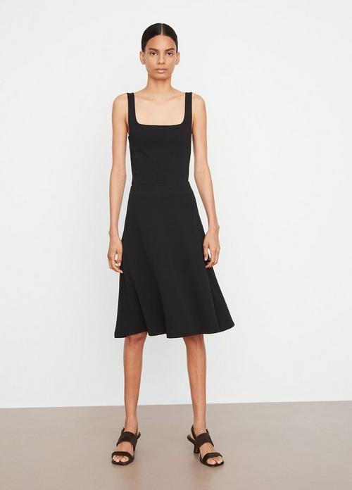 Crepe Knee-Length Skirt