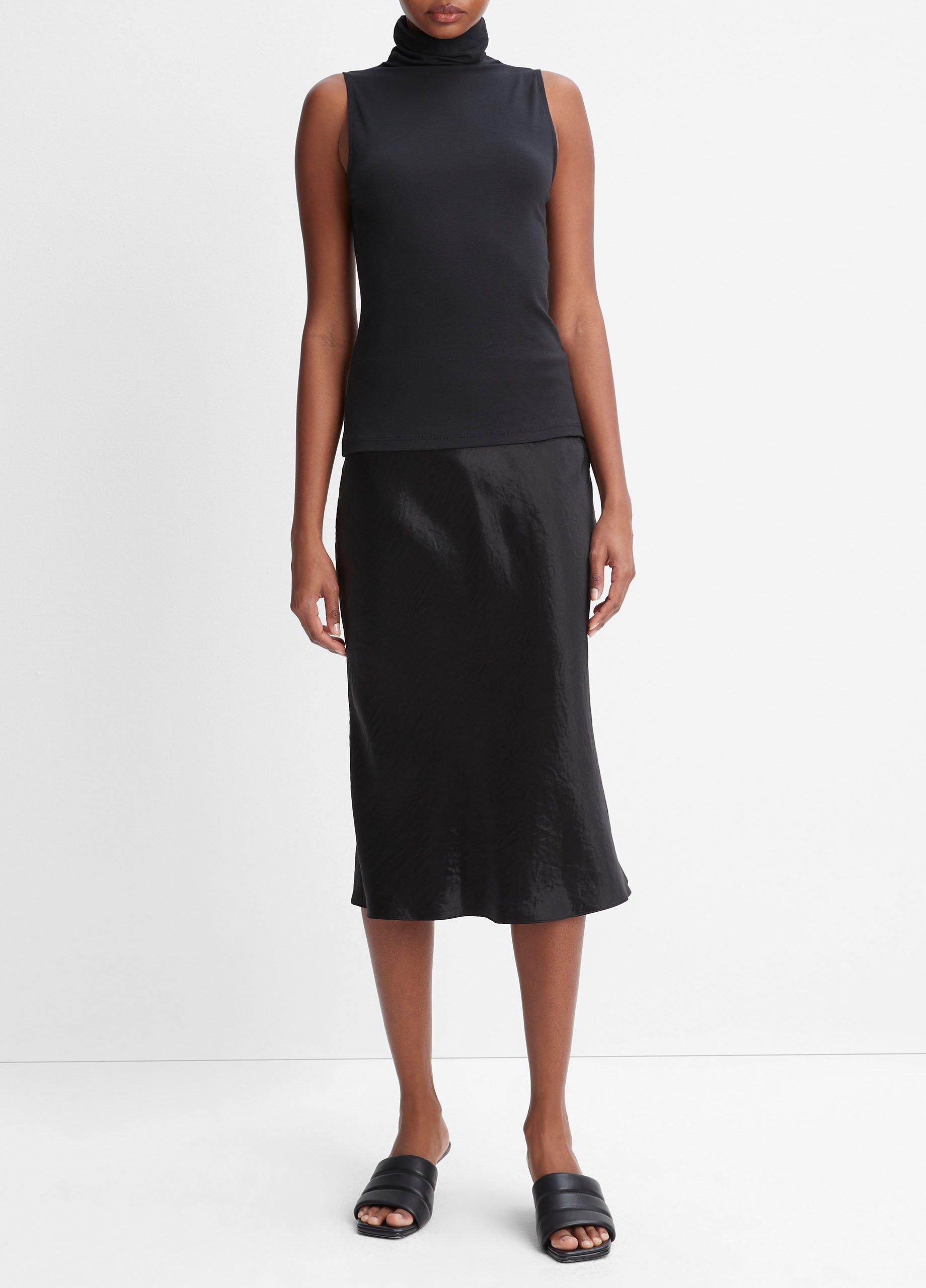 Vince sleeveless hotsell turtleneck dress