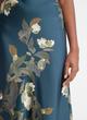 Camellia Branch Satin Slip Skirt image number 1