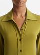 Slim Long-Sleeve Button-Front Shirt image number 1