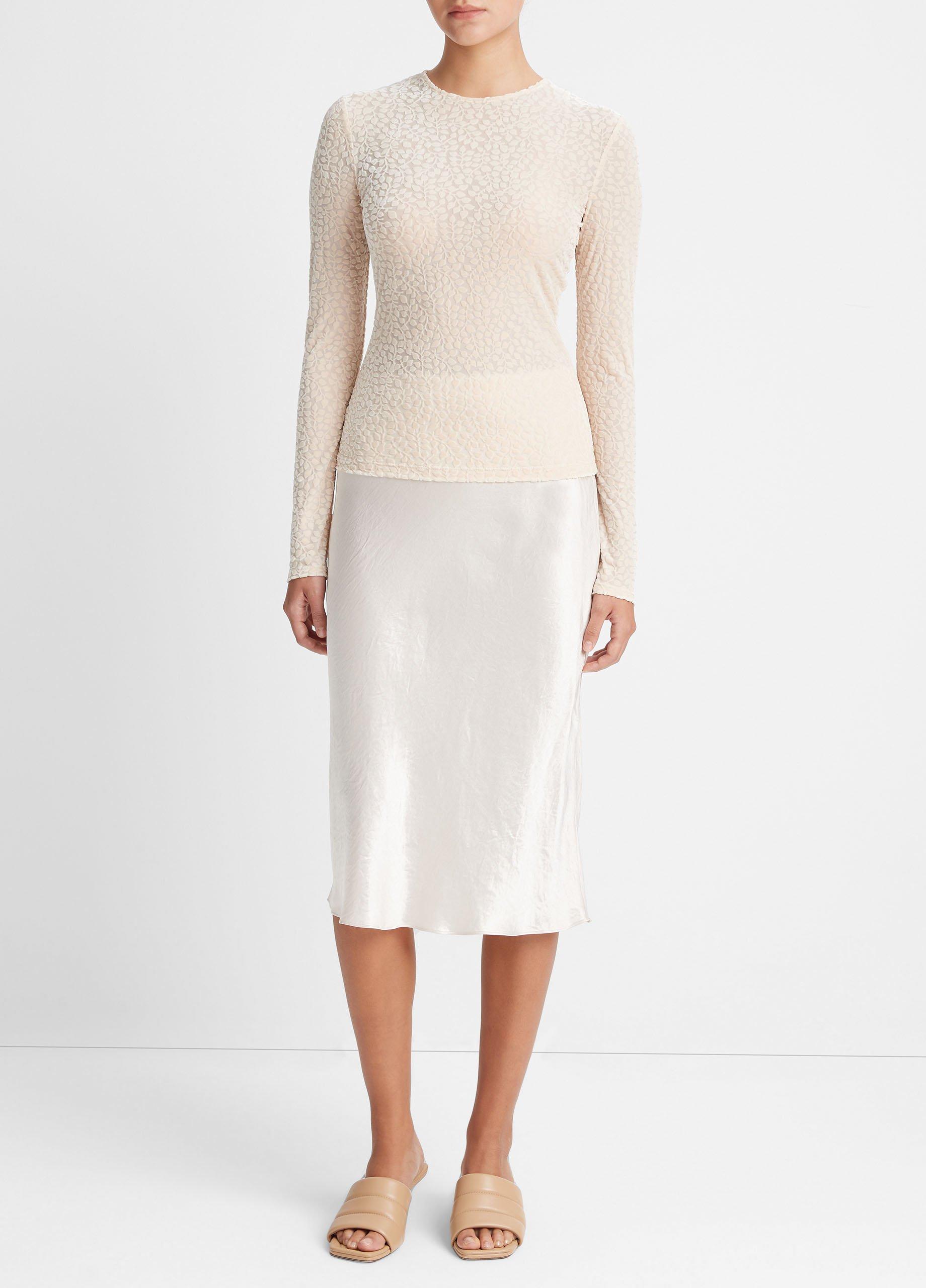 Burnout Velour Long-Sleeve Top image number 0