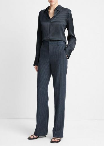 Pinstripe Flannel Trouser image number 2
