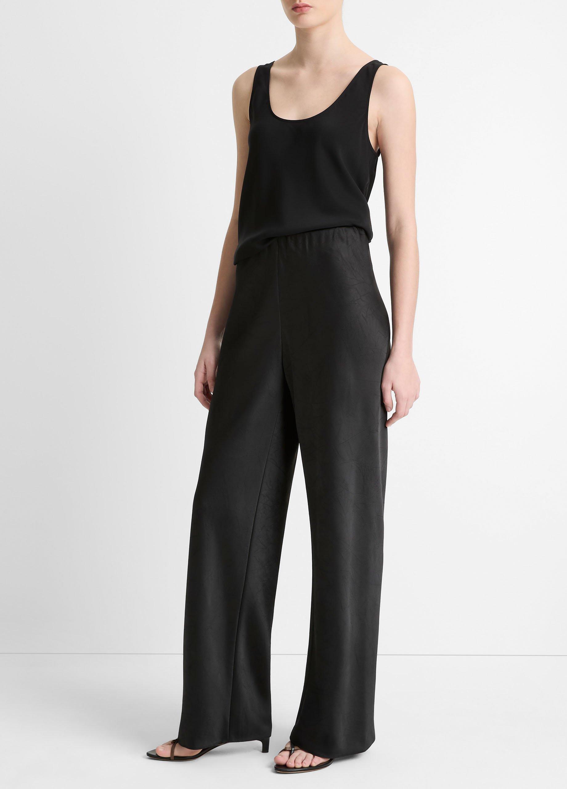 Colette High-Rise Fluid Satin Bias Pant image number 1