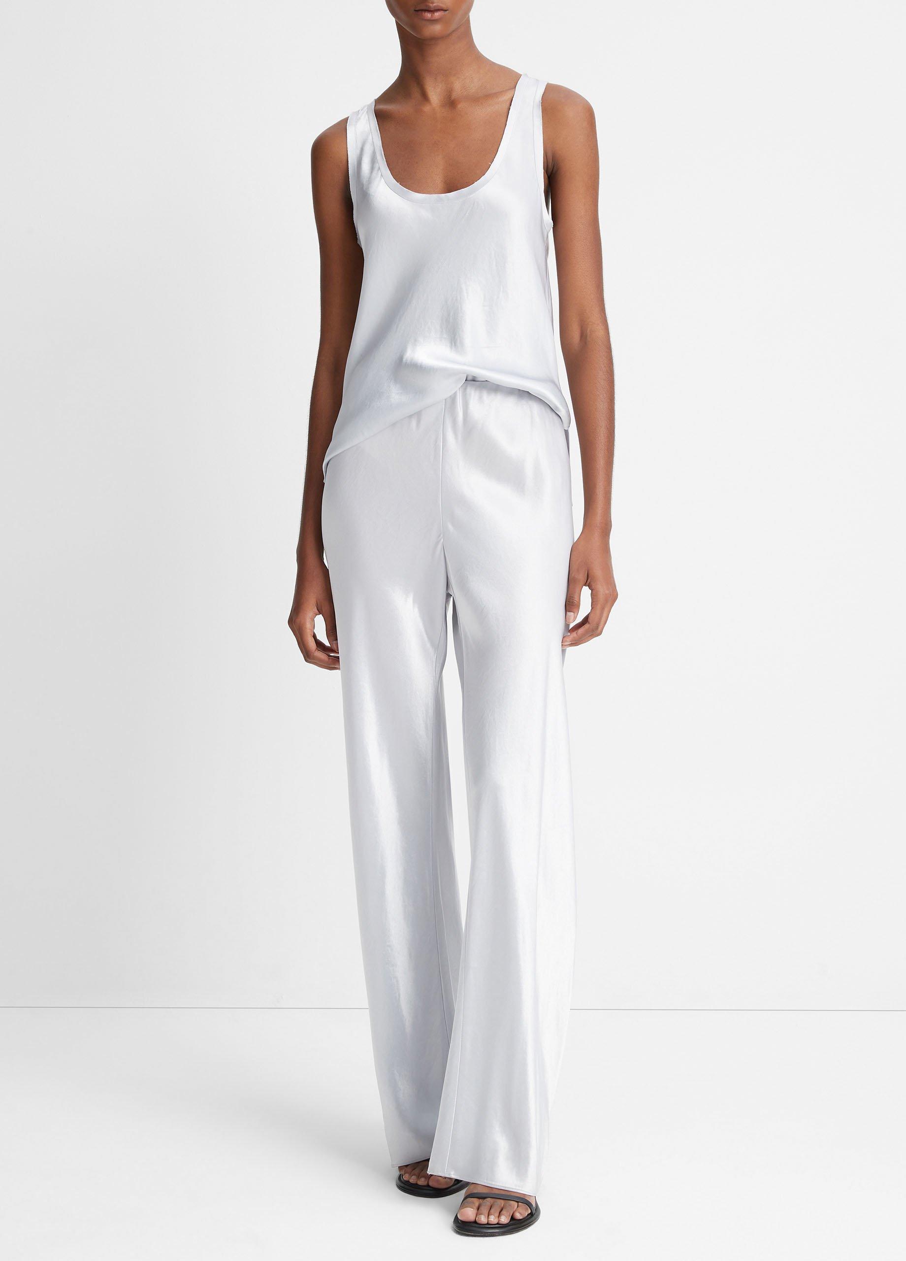 Fluid Satin Bias Pant in Pants & Shorts | Vince