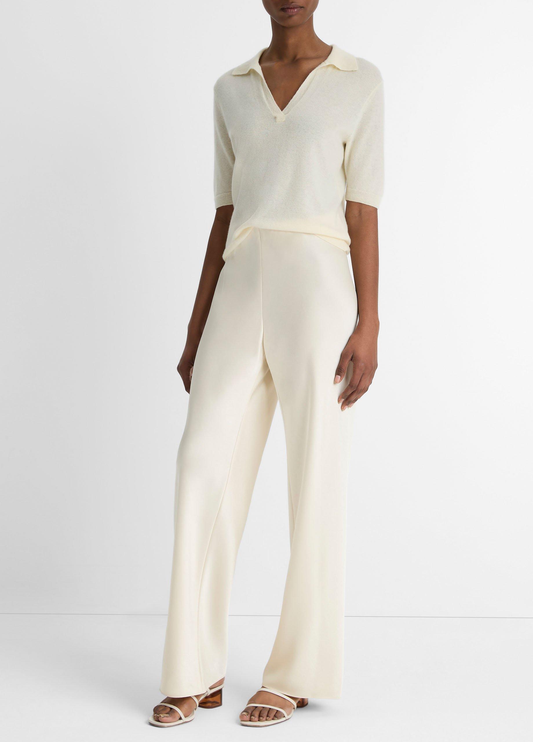 Colette High-Rise Fluid Satin Bias Pant image number 1