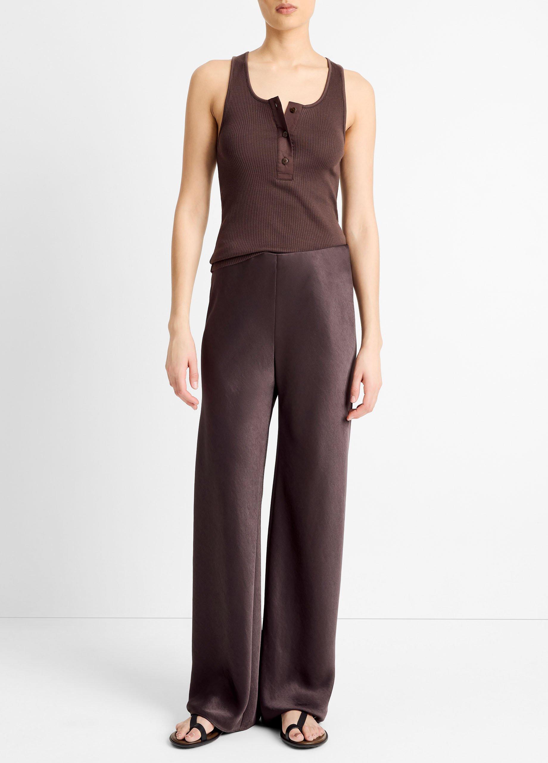 Fluid Satin Bias Pant image number 0