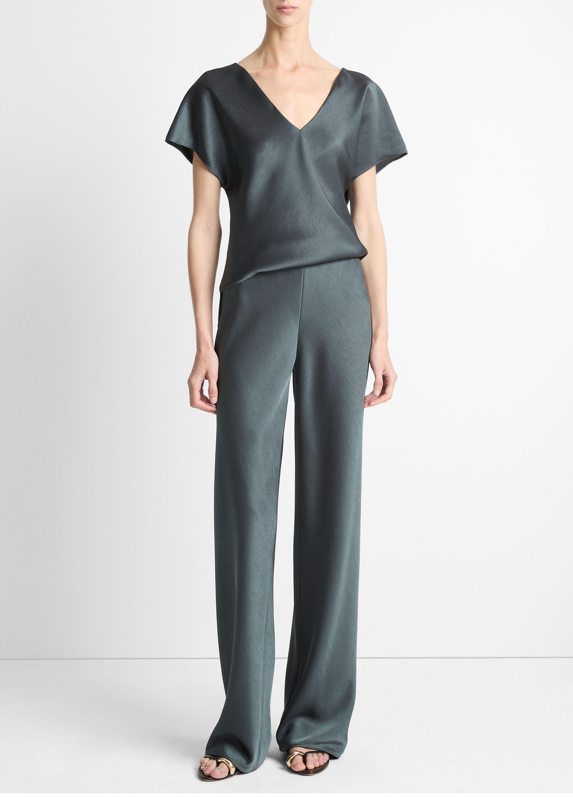 Fluid Satin Bias Pant image number 0