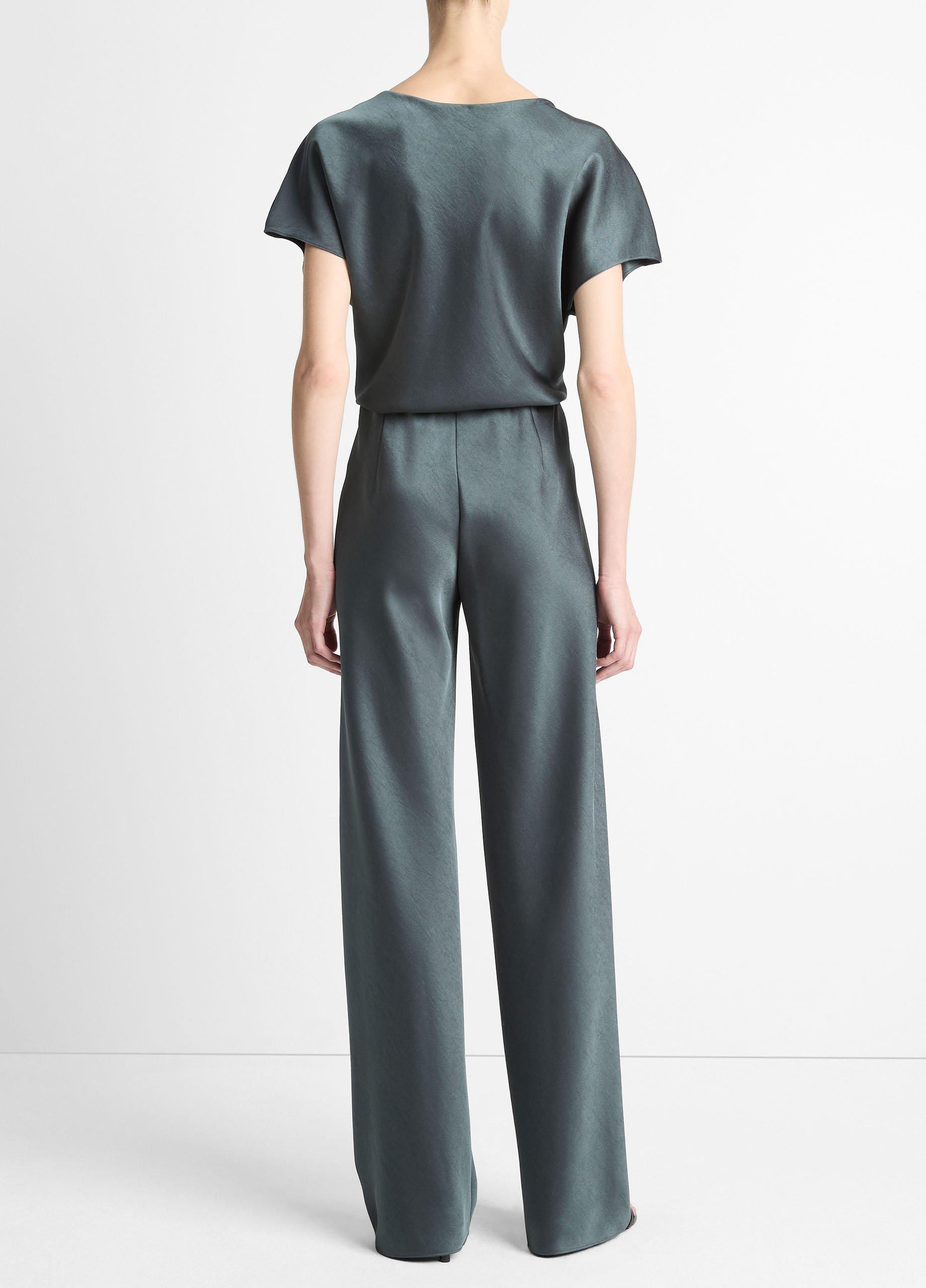 Fluid Satin Bias Pant image number 2