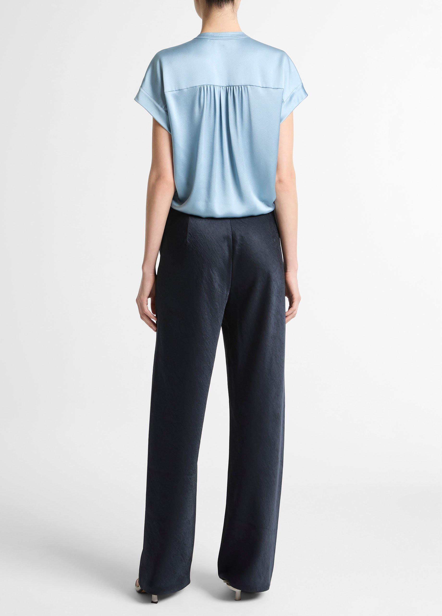 Colette High-Rise Fluid Satin Bias Pant image number 2