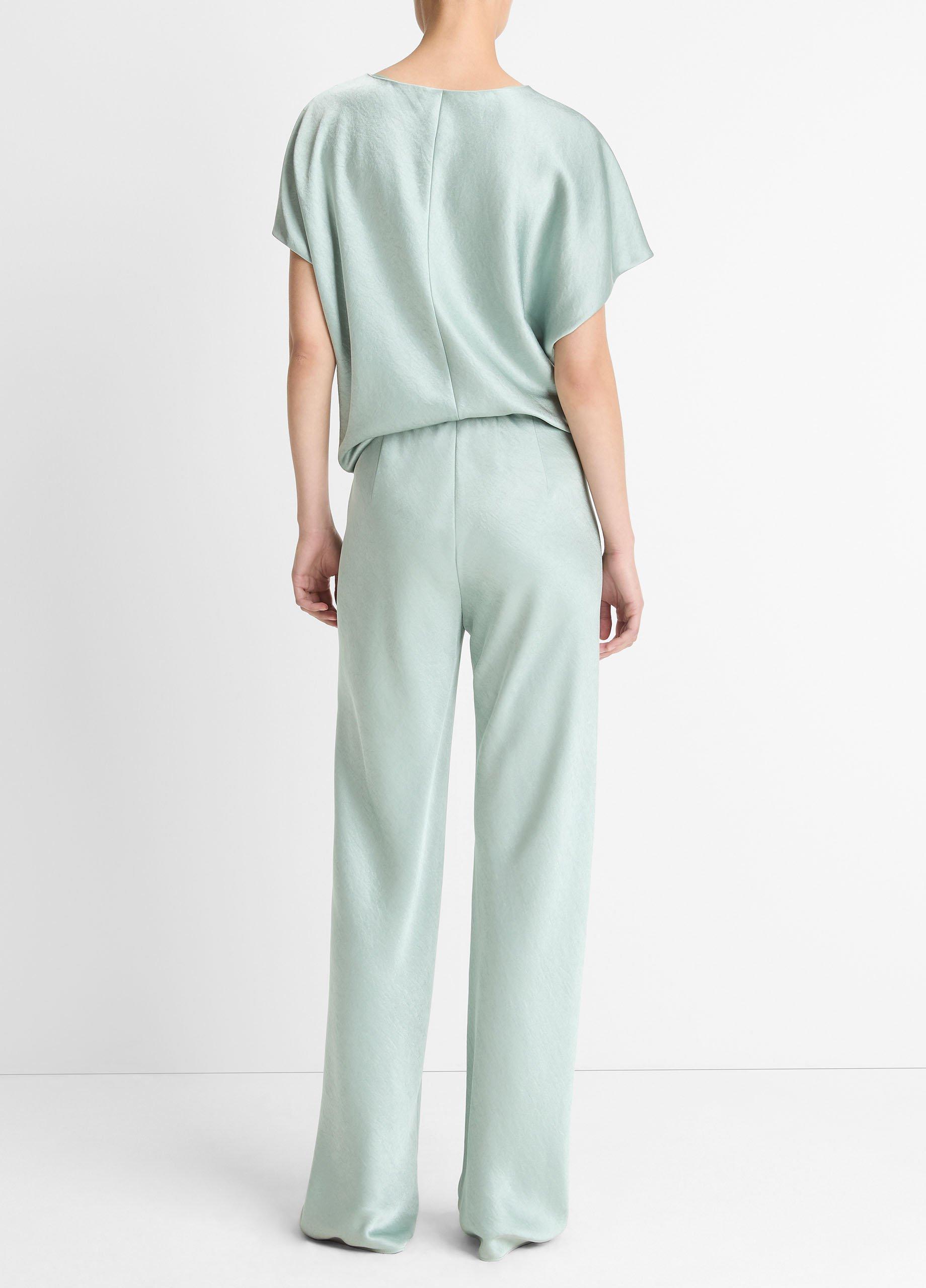 Fluid Satin Bias Pant image number 2